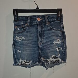 American Eagle Outfitters Blue Denim Shorts